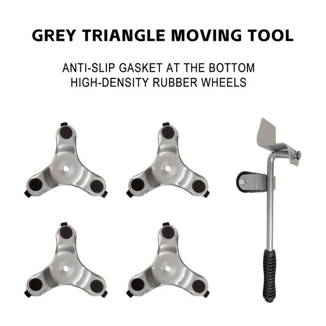 Triangle Moving Tool – Heavy-Duty Roller for Easy Furniture Relocation