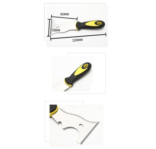 Stainless Steel Scraper Professional Multifunctional Paint Scraper 7 in One