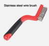 Stainless Steel Wire Brush Cutter with Soft Touch Handle for Cleaning