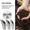 3PCS Garden Shovels: Metal Soil Scoops & Succulent Planting Potting Spades