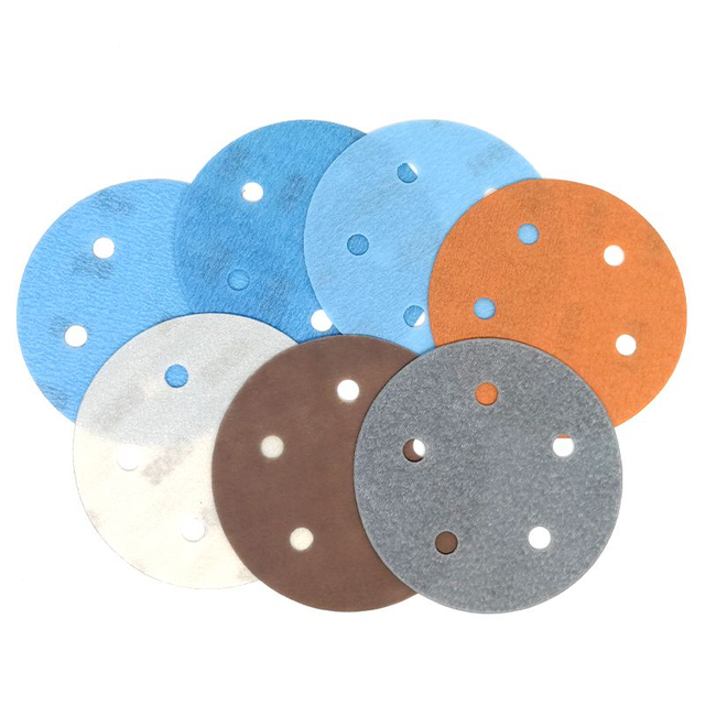 5inch 5-Hole Superfine Soft Film Sanding Disc for Wet/Dry Automotive Paint Sanding
