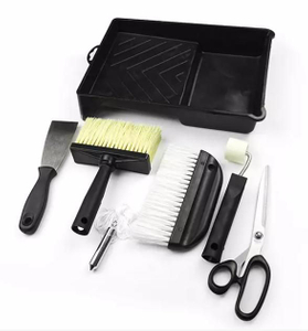 7PCS Paster Brush Wall Paper Brush Scissors and Paint Tray Set