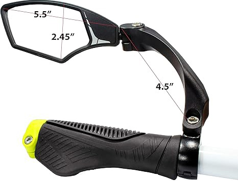 New Handlebar Bike Mirror, HD, Explosion Proproof, Electric Bike Mirror