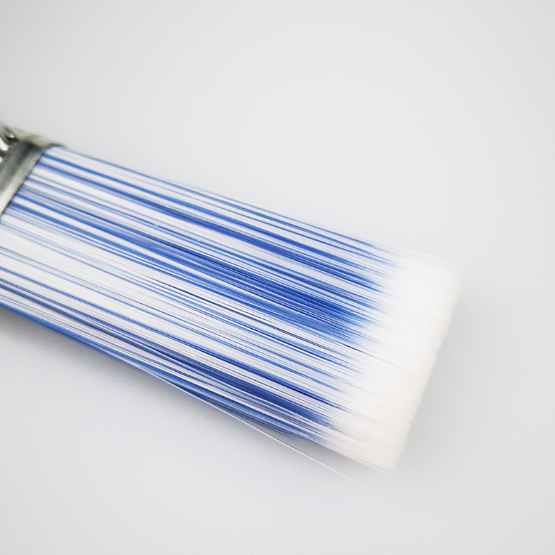 Hotsale Blue Plastic Handle PET Bristle 1" Paint Brush for Painting
