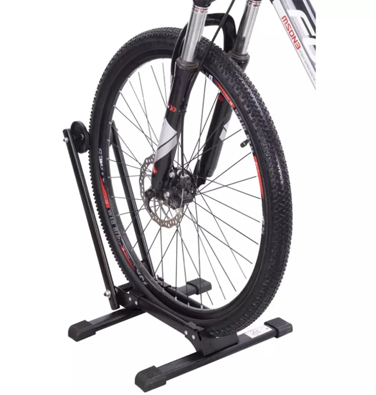 Portable Heavy Duty Bike Parking Rack Foldable Bicycle Storage Stand