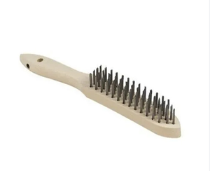 Wire Brush Cleaning Hand Tool Product Plastic Wooden Handle