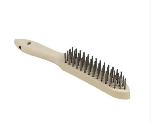 Wire Brush Cleaning Hand Tool Product Plastic Wooden Handle