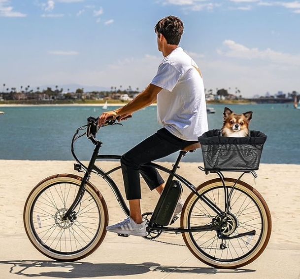 Bike Bicycle Metal Rear Basket 