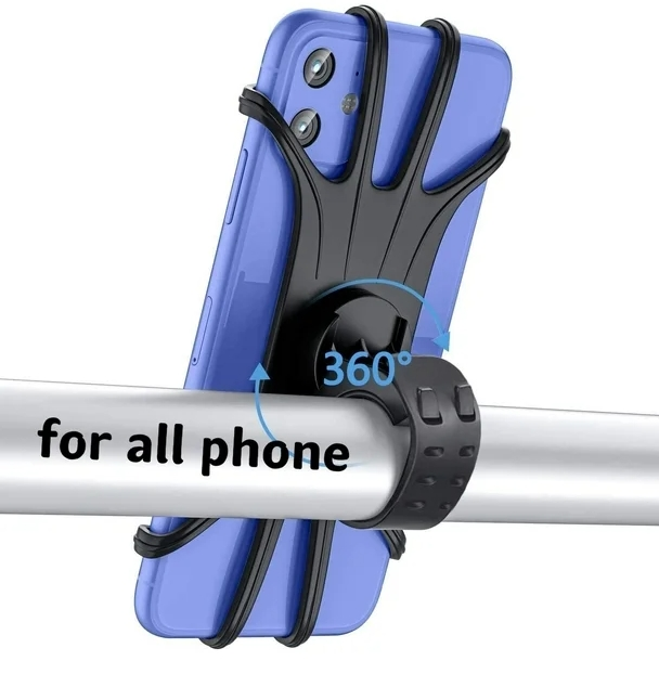 Anti-Shake Adjustable Bicycle Bike Phone Holder Mount