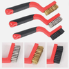 Stainless Steel Wire Brush Cutter with Soft Touch Handle for Cleaning