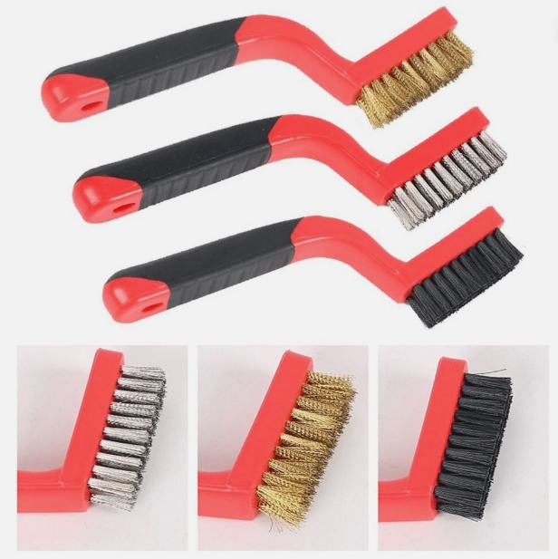 Stainless Steel Wire Brush Cutter with Soft Touch Handle for Cleaning