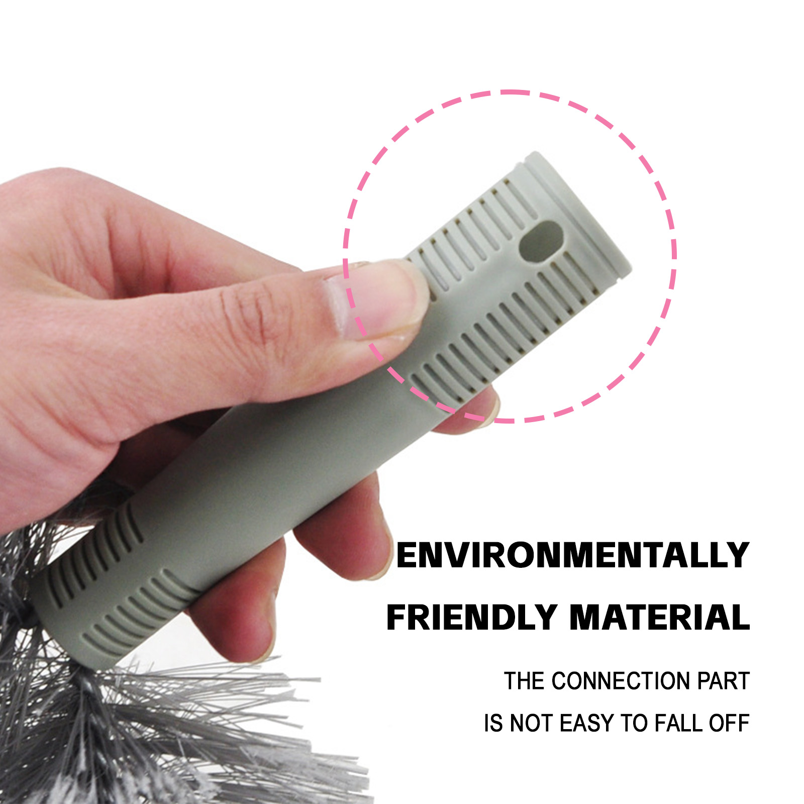 AiroMatic Triangular Cobweb & Dust Brush – Ceiling Fan & Corner Cleaning Tool