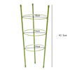 Plant Support Cages, 18 Inches Plant Cages with 3 Adjustable Rings