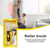 Paint Roller Kit 9PCS Paint Roller Cover Set-Brush, Tray, Stir Bar