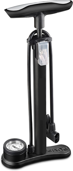Bike Floor Pump with Gauge, Air Bicycle Pump Inflator with High Pressure 160 Psi