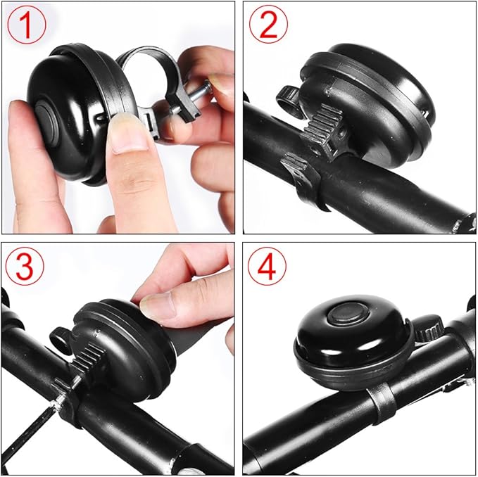 Classic Bicycle Bells, Aluminum Bicycle Bells, Loud and Clear Sound Quality