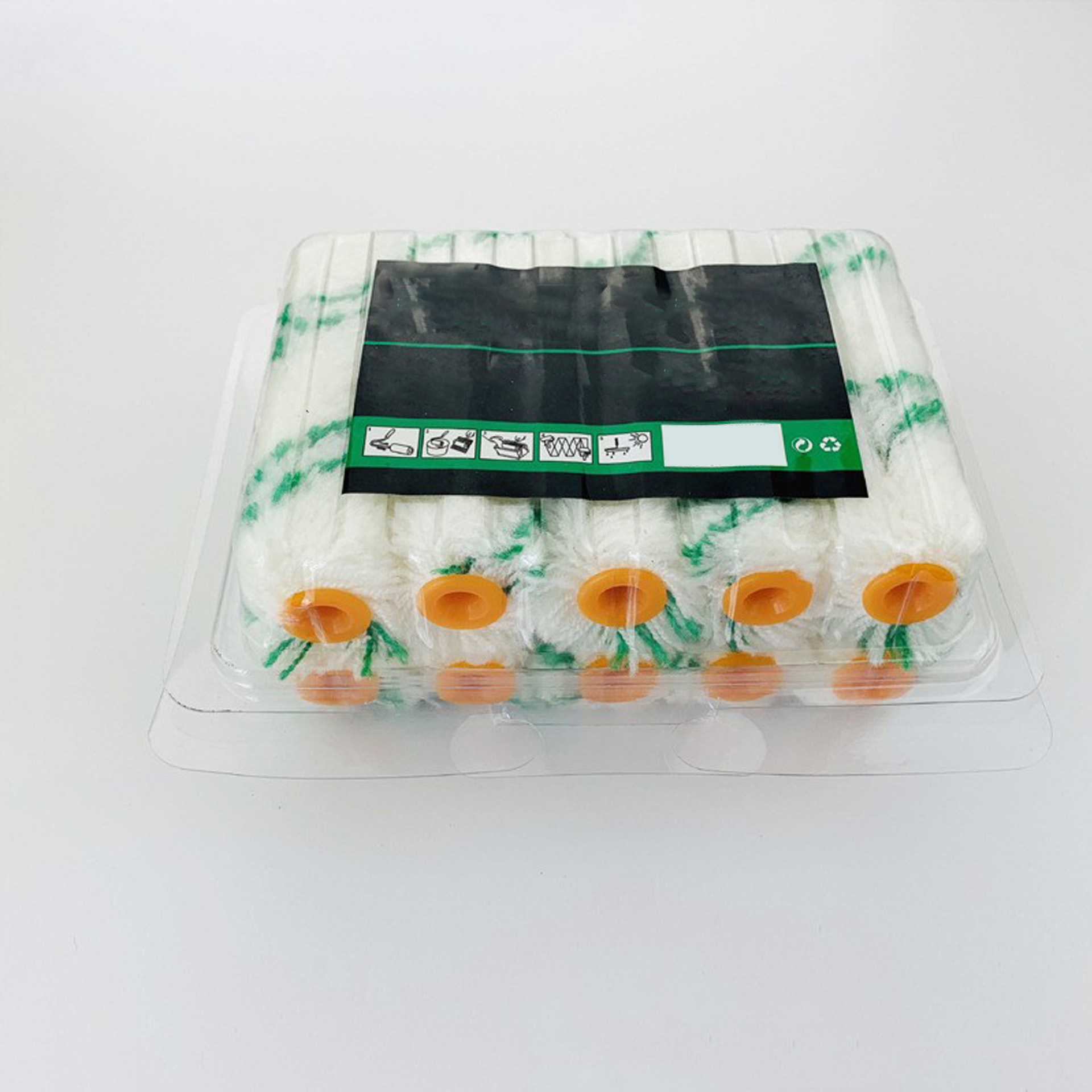 Hardware Decorate Paint Hand Tools Plastic Handle Acrylic Fabric Paint Roller