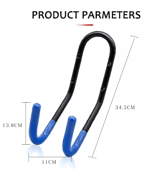Bicycle Rack Hanger Bike Hook Storage Bike Holder Wall Mounted Garage Hook