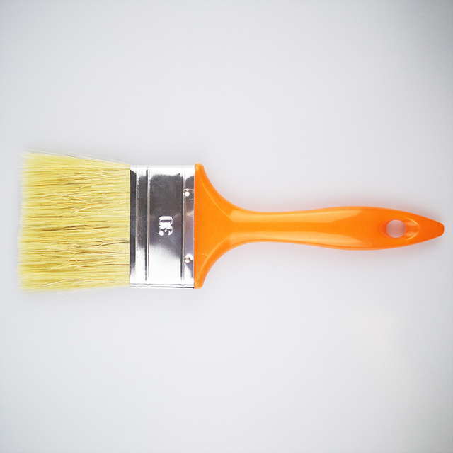 Hotsale Hog Bristle Orange Plastic Handle Paint Brush for Painting Home