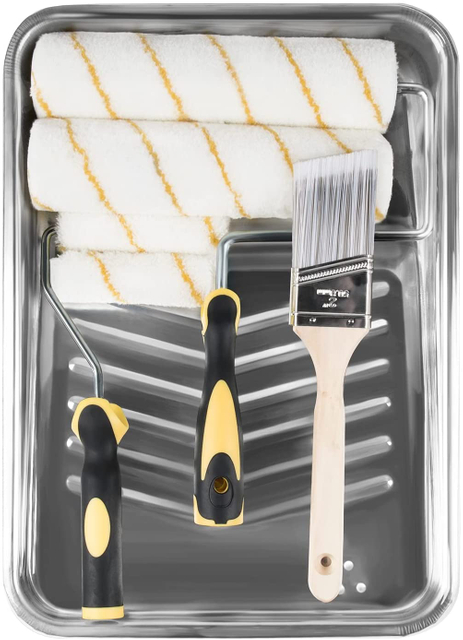 9PCS Paint Roller Kit for Holidays Wall Decorating Home DIY Improvement
