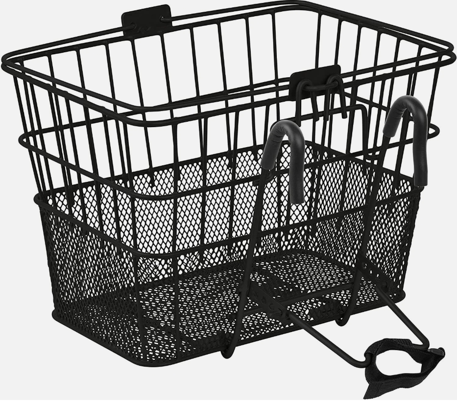 Bike Bicycle Metal Rear Basket 