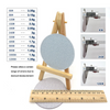 3inch Hook and Loop Dry Sandpaper for Polishing Grinding