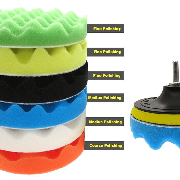 6 Inch Car Polishing Pad Sponge Buffing Waxing Polish Buffer Drill Wheel
