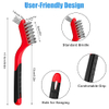 Stainless Steel Wire Brush Cutter with Soft Touch Handle for Cleaning