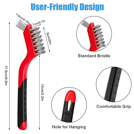 Stainless Steel Wire Brush Cutter with Soft Touch Handle for Cleaning