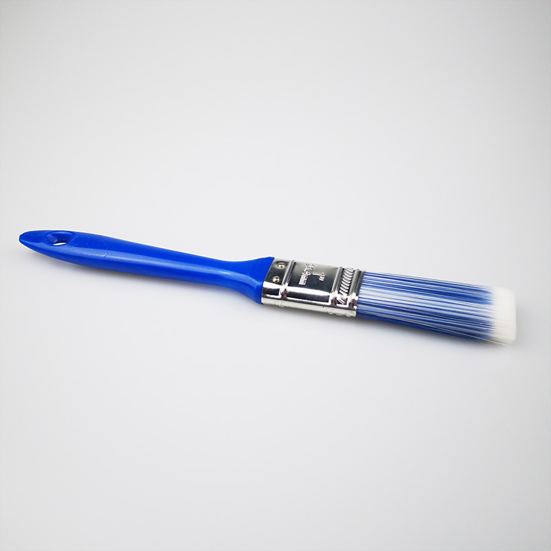 Hotsale Blue Plastic Handle PET Bristle 1" Paint Brush for Painting