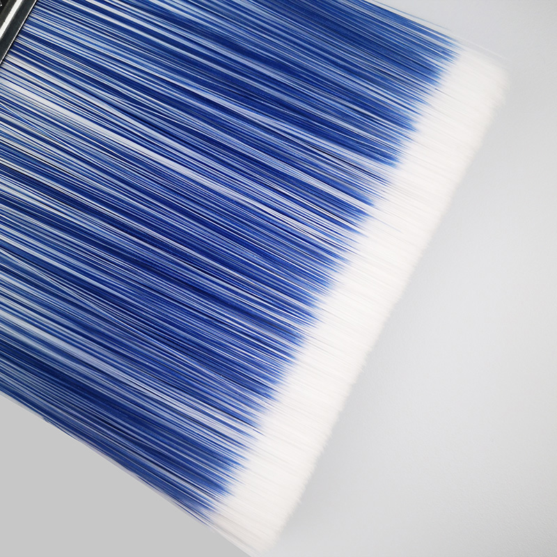 Eco Blue Plastic Handle PET Bristle 4" Paint Brush for Painting