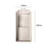 4 Inches Wheat Stone Colored Plastic Paint Tray