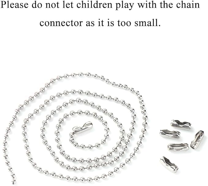 3.2mm Stainless Steel Iron Metal Bead Chain Connector