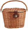 Bicycle Front Basket Wicker Picnic Basket 