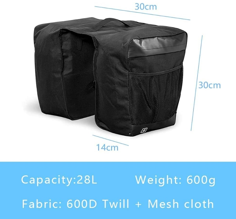 Pannier Bag Waterproof Bike Rear Seat Trunk Bag
