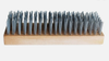 Long Wood Handle Stainless Steel Wire Scratch Brush