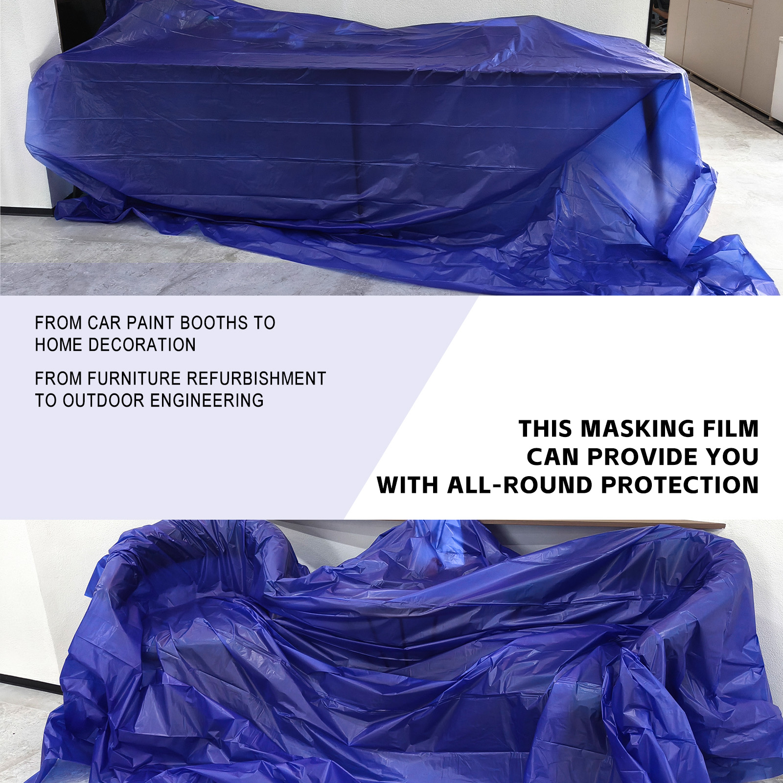 Household DIY Painting Masking Film - Reusable Paint Tool Masking Sheet