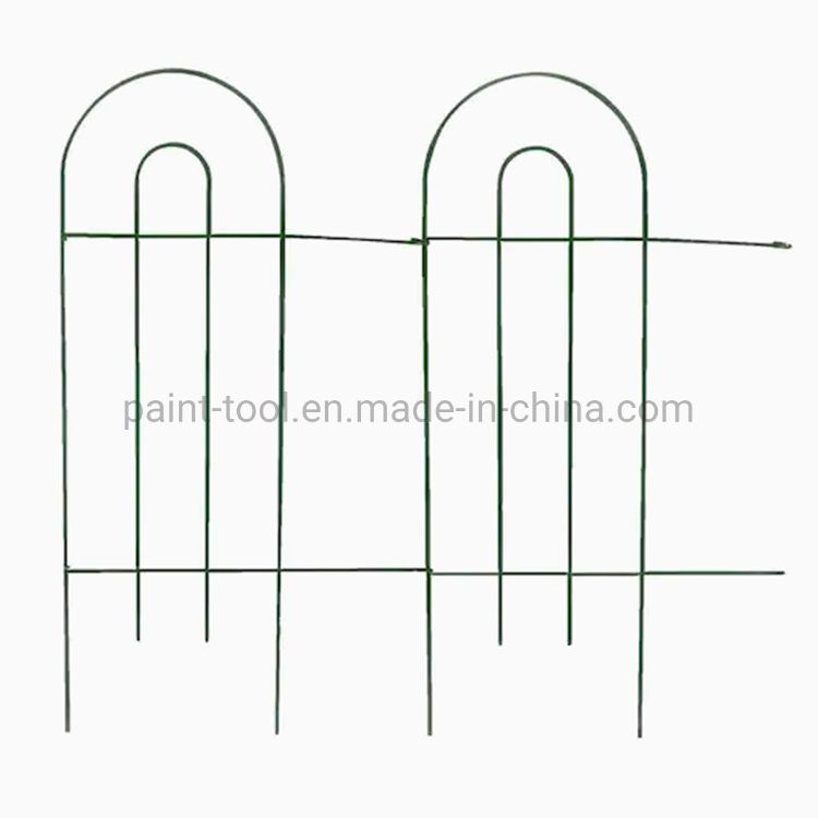 Garden Border Fence Wire Mesh Green PVC Coated Lawn Edging Outdoor