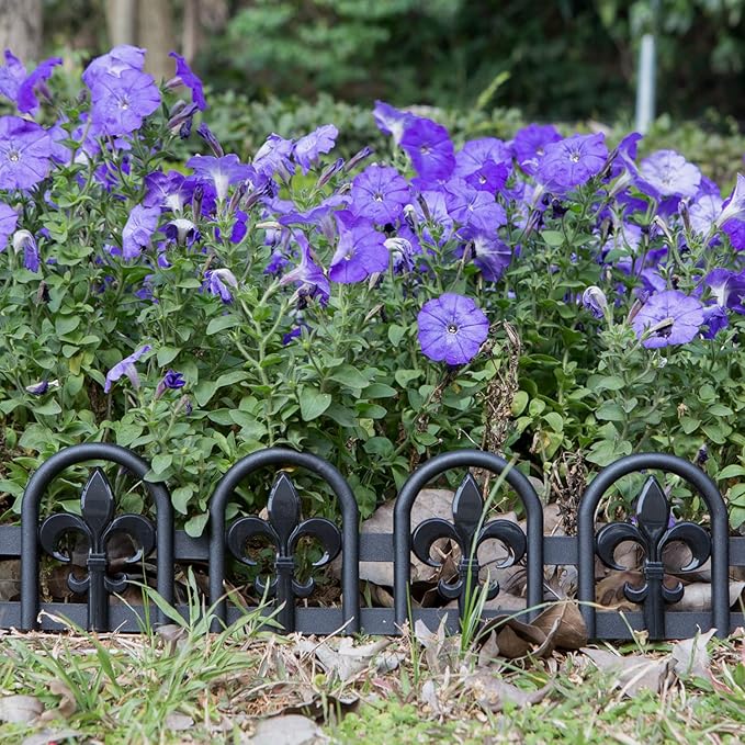 (Common: 0.5-in*23-in*13-in; Actual: 0.54-in*23.2-in*13.2-in) White Polyresin Garden Edging