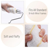 Paint Roller Kit 9PCS Paint Roller Cover Set-Brush, Tray, Stir Bar