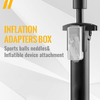 Bike Floor Pump with Gauge, Air Bicycle Pump Inflator with High Pressure 160 Psi