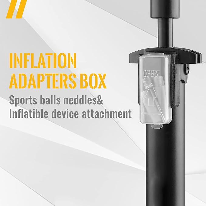 Bike Floor Pump with Gauge, Air Bicycle Pump Inflator with High Pressure 160 Psi