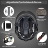 Adult Bike Helmet with USB Charging LED Front and Rear Lights Mountain & Road Bike Helmet