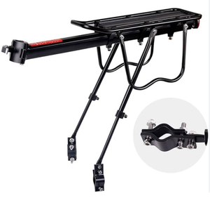 Quick Release Bicycle Rear Luggage Cargo Carrier with Adjustable Aluminum Bike Rear Seat Rack