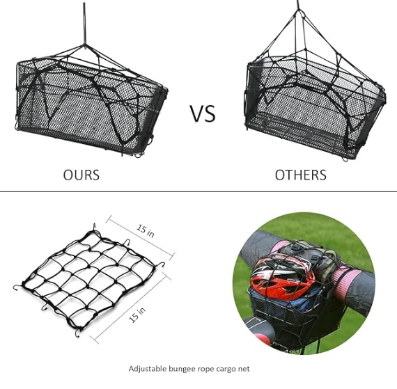 Bike Bicycle Metal Rear Basket 