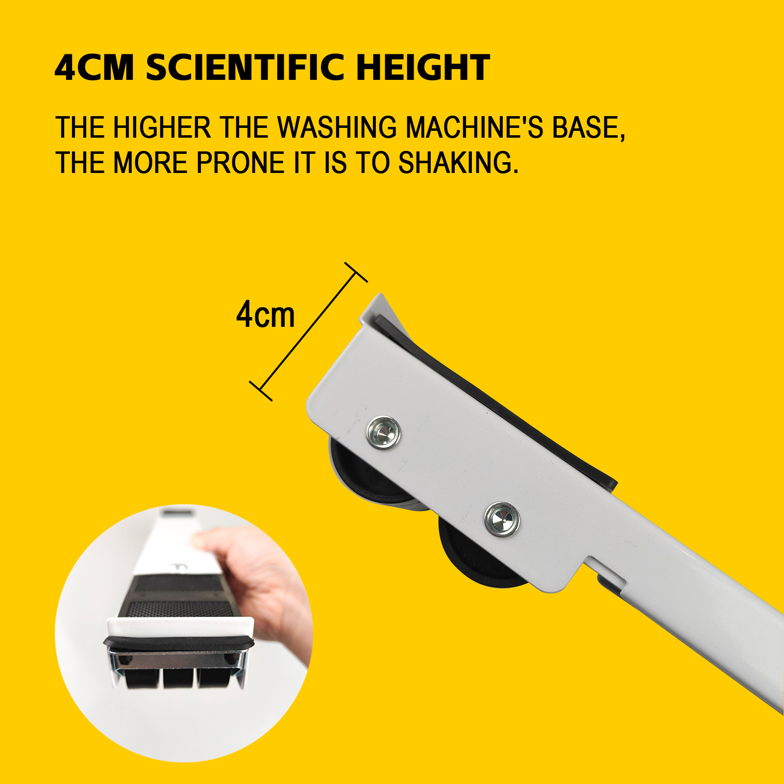 Second Generation Extendable Heavy - Duty Appliance Rollers for Easy Movement