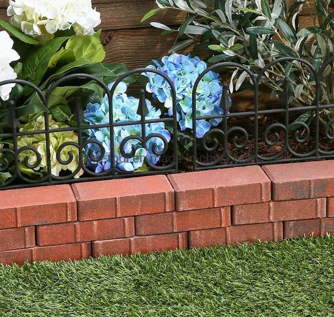 (Common: 0.5-in*23-in*13-in; Actual: 0.54-in*23.2-in*13.2-in) White Polyresin Garden Edging
