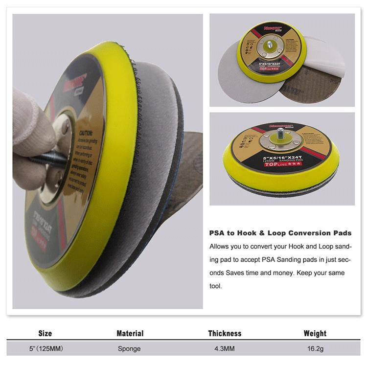 5inch Loop to Psa Vinyl Conversion Pads for Discs and Strips