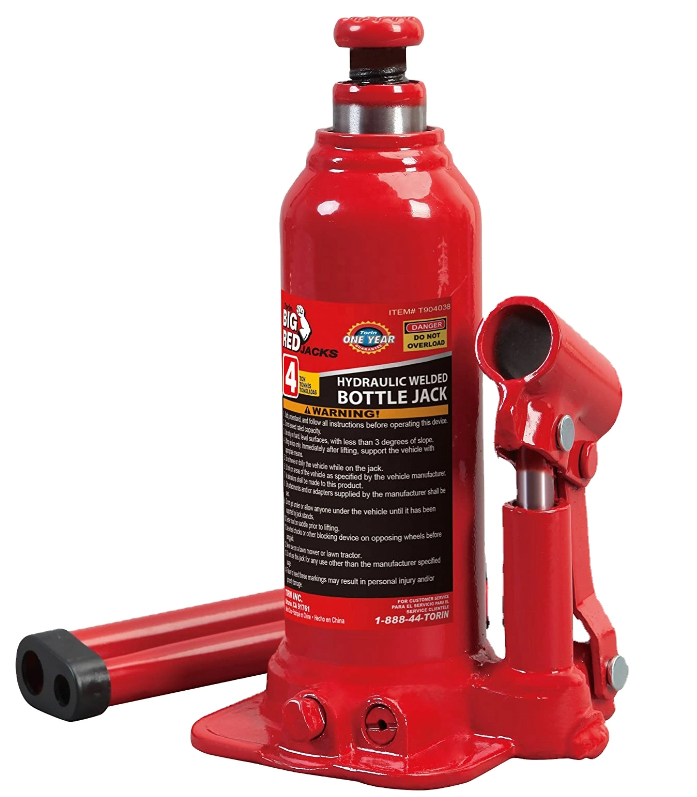 Auto Vehicle Tools Hydraulic Car Jacks 4 Ton Telescopic Bottle Jack