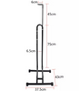 Hot Sales Black Steel Bicycle Display Stand Bike Exercise Storage Rack
